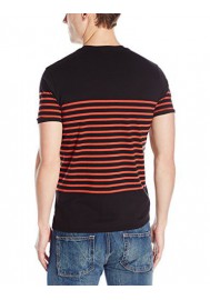 Armani Jeans Hommes Yarned Dye Striped Jersey T-Shirt
