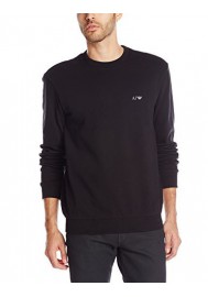 Armani Jeans Hommes Brushed Fleece Sweatshirt Coton