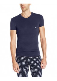 Emporio Armani Hommes Stretch Modal T-Shirt col en V