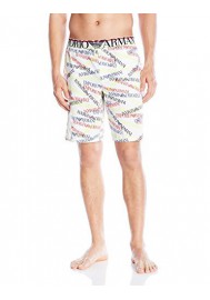 Emporio Armani Hommes Logomania Print Bermuda Short Print