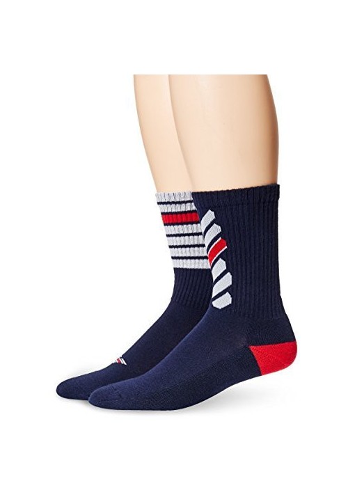 Emporio Armani Hommes Fancy Coton Pack de 2 paires de chaussettes