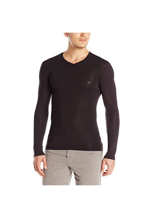 Emporio Armani Hommes Modal Col en V T-shirt