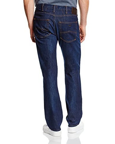 Armani Jeans Hommes Slim Fit Straight Leg Confort Stretch Jeans
