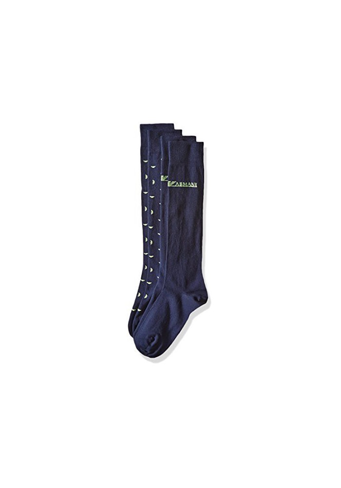 Emporio Armani Hommes ed Basic Coton Pack de 2 paires de chaussettes