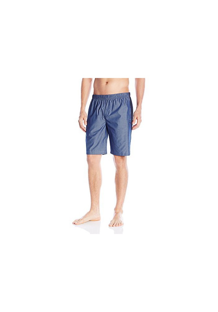 Emporio Armani Hommes Chambray and Viscose Bermuda Short