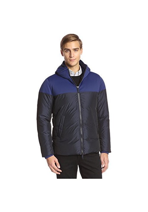 Armani Collezioni Hommes block Hooded Veste à capuche