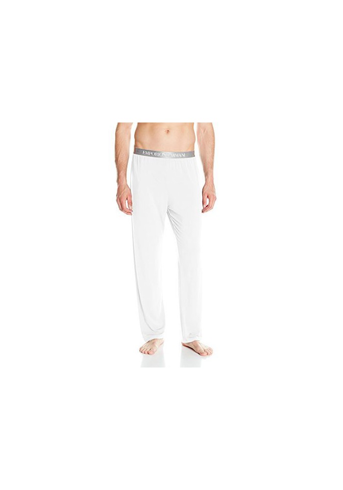 Emporio Armani Hommes Stretch Modal Classic Lounge Pantalons Metallic