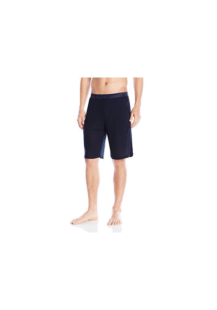 Emporio Armani Hommes Viscose Bermuda Short Tonal Logo