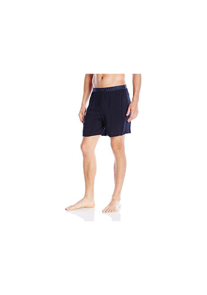 Emporio Armani Hommes Tonal Collection Viscose Pyjama Shorts