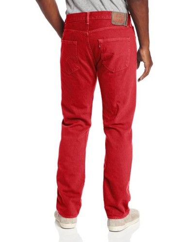 Levi's 501 Original Button Fly Jeans Jester Red 501-1584  Hommes