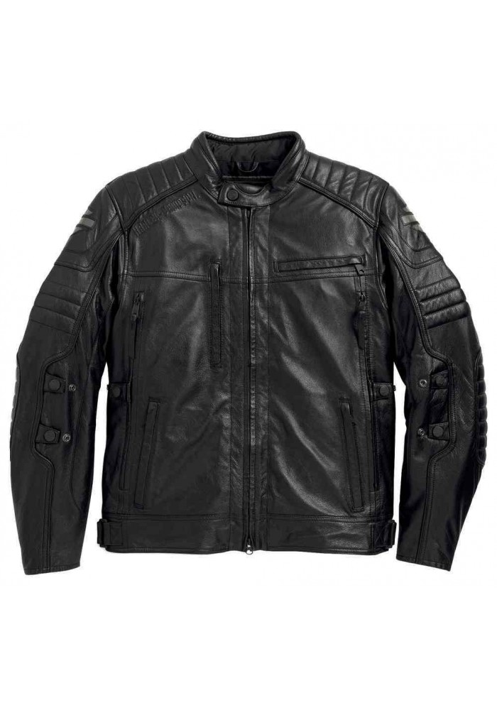 Blouson Harley Davidson / Homme Waterproof Donoghue en Cuir Noir 9710416VM Blouson Harley Davidson / Homme Waterproof Donoghue en Cuir Noir 9710416VM