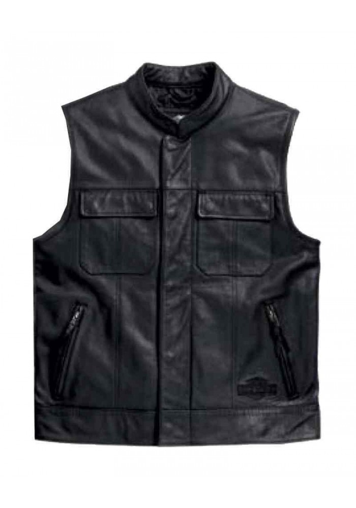 Blouson Harley Davidson / Homme en Cuir Gilet sans manches