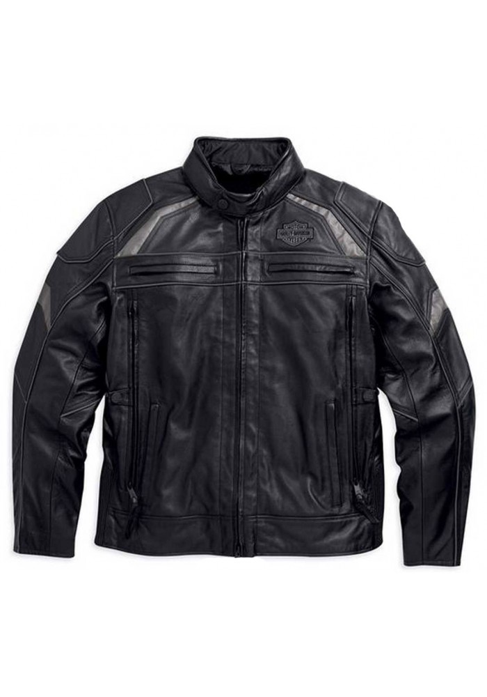 Blouson Harley Davidson Homme / Medallion Reflective en Cuir Noir 9807715VM Blouson Harley Davidson Homme / Medallion Reflective en Cuir Noir 9807715VM