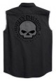Harley Davidson Homme Willie G. Skull Blowout Button Muscle Chemise 99139-10VM