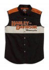 Harley Davidson Homme Prestige Blowout Button Up Muscle Chemise 99016-08VM