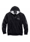 Harley Davidson Homme Pinstripe Flames Zip , Noir 99027-16VM