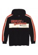 Harley Davidson Homme Prestige Sweatshirt à Capuche Noir &amp; Orange 99047-09VM
