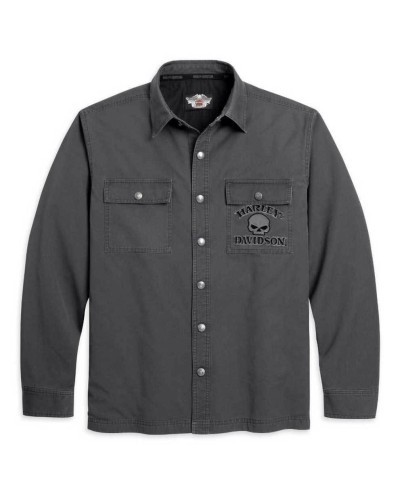 Harley Davidson Homme Willie G. Skull  Chemise Veste 99011-11VM