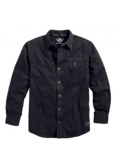 Harley Davidson Homme Genuine Classics Winged  Chemise 99096-14VM