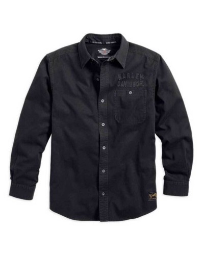 Harley Davidson Homme Genuine Classics Winged  Chemise 99096-14VM