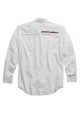 Harley Davidson Manches Longues Performance Button Front Chemise Blanche. 99016-15VM