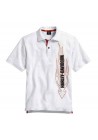Harley Davidson Homme Polo, Flaming Bar & Shield , Blanc 99029-15VM