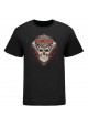 Harley Davidson Homme Eagle Lightning Skull T-Shirt, Noir HARLMT0239