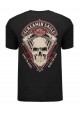 Harley Davidson Homme Eagle Lightning Skull T-Shirt, Noir HARLMT0239