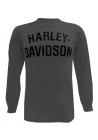 Harley Davidson Homme T-Shirt Heritage H-D Manches Longues Charcoal 30296639
