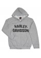 Harley Davidson Homme Sweatshirt à Capuche Veste, H-D Gris 30296640