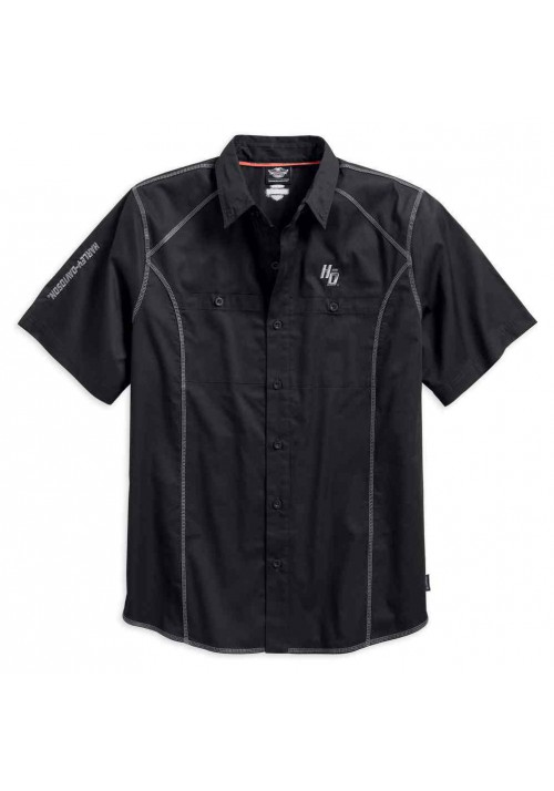 Harley Davidson Homme Performance Cold Noir Tech   Chemise 99016-17VM