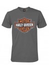 Harley Davidson Homme Bar & Shield T-Shirt Manches Courtes, Charcoal 30291958