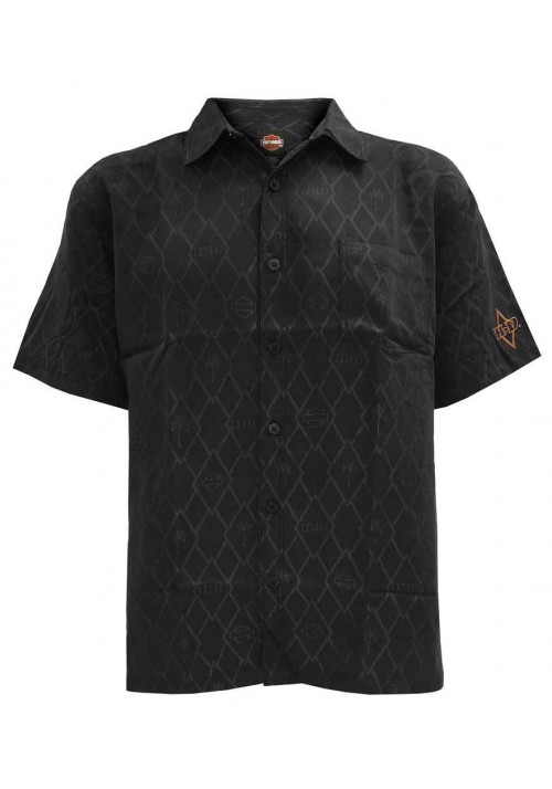 Harley Davidson Tori Richard  H-D Diamond Fitted Button  Chemise 0587-7198-001