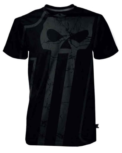 Harley Davidson Homme Black Label Big 1 T-Shirt Manches Courtes - Noir 30291533