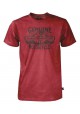 Harley Davidson Homme Black Label Genuine T-Shirt Manches Courtes - Rouge 30293140