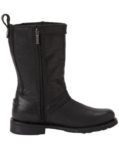 Boots Harley Davidson Vincent en Cuir Noir (Ref : D93067) Botte Moto Homme