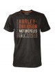 Harley Davidson Homme Black Label T-Shirt, H-D Type Manches Courtes, Noir 30293146