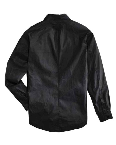 Harley Davidson Homme Coated Chambray Manches Longues  Short, Noir 96035-16VM