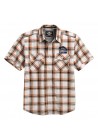 Harley Davidson Homme Est. 1903 Rouge Plaid Chemise Blanche 96159-16VM