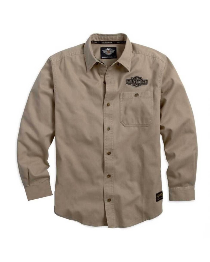 Harley Davidson Homme Genuine Classics Chemise Manches Longues 99097-14VM