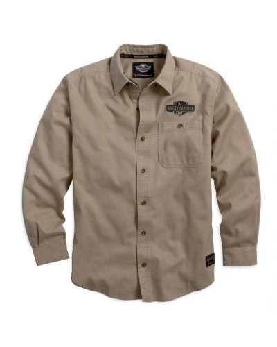 Harley Davidson Homme Genuine Classics Chemise Manches Longues 99097-14VM