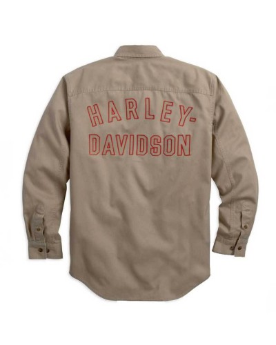 Harley Davidson Homme Genuine Classics Chemise Manches Longues 99097-14VM