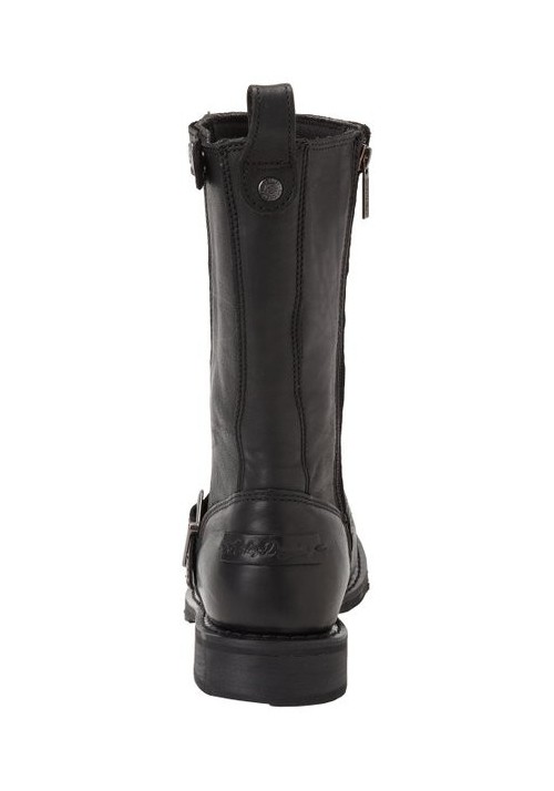 Boots Harley Davidson Vincent en Cuir Noir (Ref : D93067) Botte Moto Homme