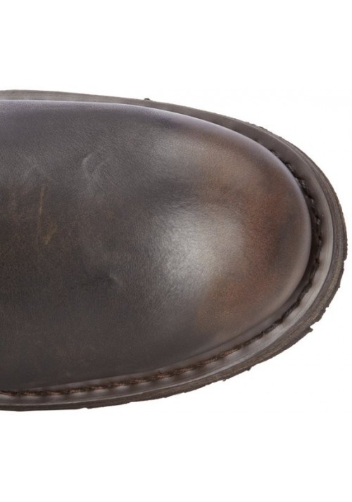 Boots Harley Davidson Vincent en Cuir Marron (Ref : D93068) Botte Moto Homme