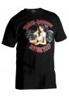 Harley Davidson Homme T-Shirt Manches Courtes, Bandita Pin Up Lady Graphic, Noir