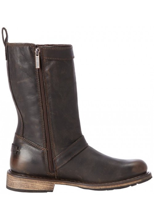 Boots Harley Davidson Vincent en Cuir Marron (Ref : D93068) Botte Moto Homme
