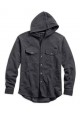 Chemise à capuche Harley Davidson Homme Snap Front Heather Gris 96176-16VM