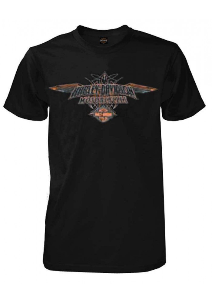 Harley Davidson Homme T-Shirt, All In The Details Graphic Manches Courtes, Noir