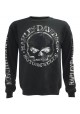 Harley Davidson Homme Willie G Skull Sweatshirt, Noir Crew Pullover 30296649