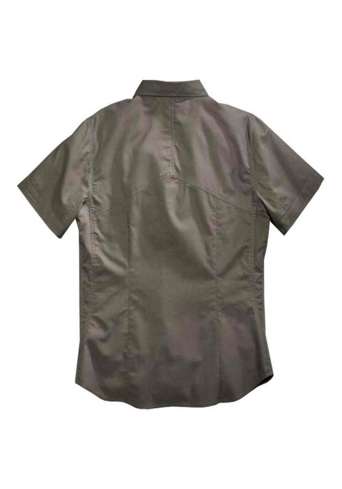 Harley Davidson Homme  Chemise Manches Courtes, Angled Yoke, Charcoal 96071-15VM